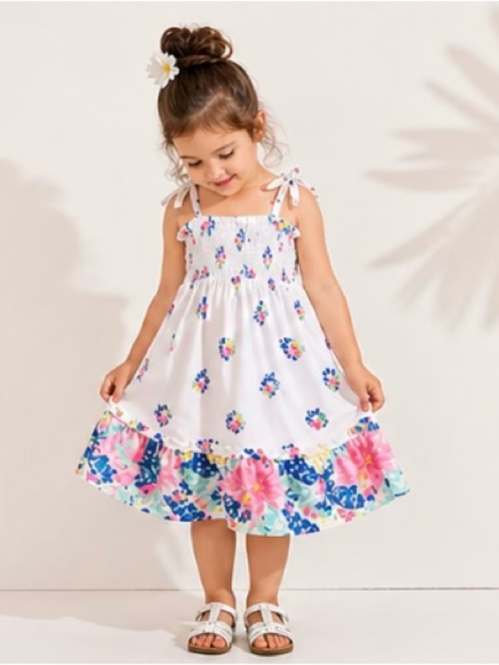 Tommy Bahama Floral Dress 3T 🌺 Cute Summer Vestido Niña ☀️